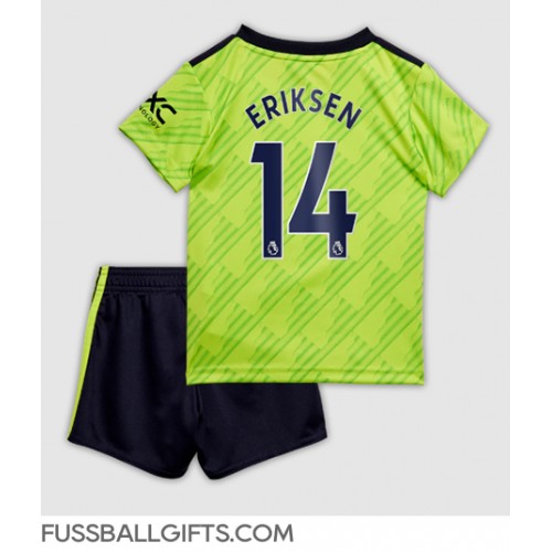Manchester United Christian Eriksen #14 Fußballbekleidung 3rd trikot Kinder 2022-23 Kurzarm (+ kurze hosen)
